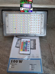 LED reflektor RGB 100W + daljinski Vodootporni IP65 220V