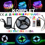 5M 5050RGB-6803 IC133 programa PUTUJUĆA LED RGB TRAKA NOVE GENERACIJE