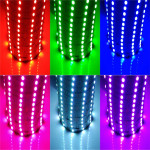 LED traka 5 m i 10 m, RGB sa daljinskim, 24 tipke, komplet - NOVO!