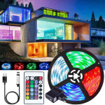 SET - USB RGB traka, punjač, daljinski upravljač - NOVO!