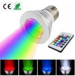 LED žarulja E14 RGB 3w / Daljansko upravljanje
