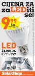 LED žarulje SOLE E27 od 8kn-3W-LED žarulja-AKCIJA LED rasvjete