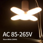 Preklopna LED žarulja 15-16W 3000/6000K u obliku ventilatora