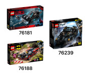 Lego Batmobile 76181, 76188 i 76239