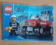 Lego City 7241 Fire Car