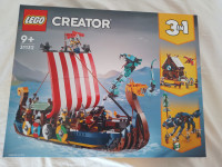 Lego Creator 3 in 1 Vikinški brod i Midgardska Zmija 31132