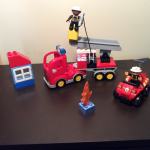 LEGO DUPLO Vatrogasni kamion(10592)+vatrogasni zapovjednik+slikovnica