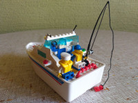 Lego kocke, set 4011 - Cabin Cruiser, morska tema, godina 1991.