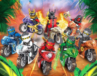 Lego NInjago figurice plus MOTORI - povoljno