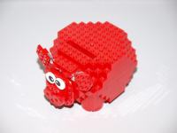 Lego set 40155 Coin Bank, Red Piggy Bank