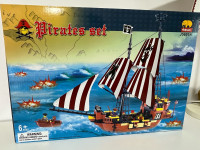 Piratski brod - kockice za slaganje