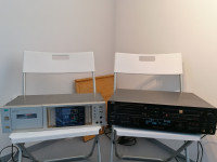 Kazetofon SANSUI i multi disc recorder player JVC