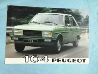 104 Peugeot 1980 – prodajna brošura