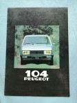 104 Peugeot 1980 – prodajna brošura