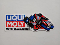 2 x LIQUI MOLY MOTOCIKL - ORIGINALNA SAMOLJEPLJIVA NALJEPNICA 16x5cm
