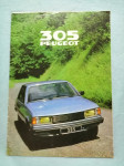 305 Peugeot 1979 – prodajna brošura