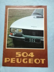 504 Peugeot 1978 – prodajna brošura