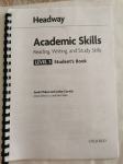 Academic Skills Reading, Writing, and Study Skills Level 3 Students Bo