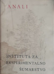 Aleksandar Ugrenović: Anali - Instituta za eksperimentalno šumarstvo J