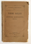 ANTUN KAZNAČIĆ DUBROVČANIN, PJESME RAZLIKE, DUBROVNIK, 1879