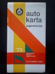 Auto karta Jugoslavije 1975.