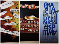 Bilježnica A4 s crtama 3kom tvrde korice