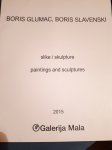 BORIS GLUMAC SLAVENSKI katalog izložbe potpis