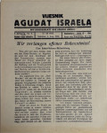Časopis Agudat Israela br.6/ 1933