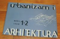 Časopis Urbanizam i arhitektura 1_2 1950