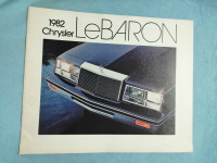 Chrysler LeBaron 1982 – prodajna brošura