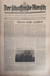 Der schaffende Mensch: God. I, broj 1/1943
