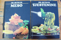 DR. OETKER - TJESTENINE / MESO / TORTE - (tri knjige)
