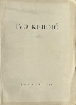 Fano Kršinić (ur.): Kerdić Ivo - Retrospektivna izložba 1958