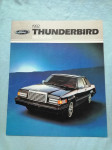 Ford Thunderbird 1982 – prodajna brošura