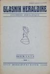 Glasnik Heraldike: God II, broj 5-6-7-8/1938