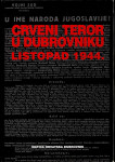 Grupa autora - Crveni teror u Dubrovniku listopad 1944