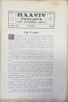 Haaviv-Proljeće List jevrejske mladeži br 8 1923