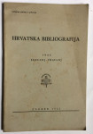 HRVATSKA BIBLIOGRAFIJA, SIJEČANJ-TRAVANJ 1942.