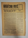 Hrvatska riječ br. 5/1942.