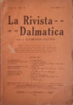 Ildebrando Tacconi: La rivista Dalmatica - Anno VI - Fasc. III