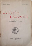 Ildebrando Tacconi: La rivista Dalmatica - Anno XIV - Fasc. II