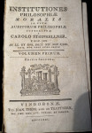 INSTITUTIONES PHILOSOPHIAE MORALIS