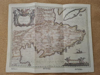 Istria olim Lapidia - Istra karta, replika čuvenog izdanja iz 17. stol