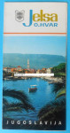 JELSA (Otok Hvar) * stara ex Yu turistička brošura prospekt vodič