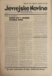 Jevrejske Novine br. 26/ 1940