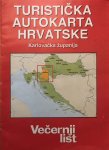 Karlovačka županija - turistička karta - mjerilo 1:200.000 / 23,09