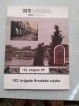 knjiga 163.brigada hrvatske vojske dum 2008,dubrovnik
