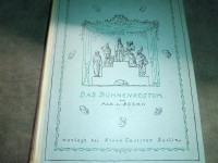 Max von Boehn DAS BUHNENKOSTUM Berlin 1921 Illustrated