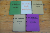 MIROSLAV KRLEŽA - lot 5 knjiga