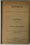 Monumenta spectania historiam Slavorum meridionalium volumen XXXI, Scr